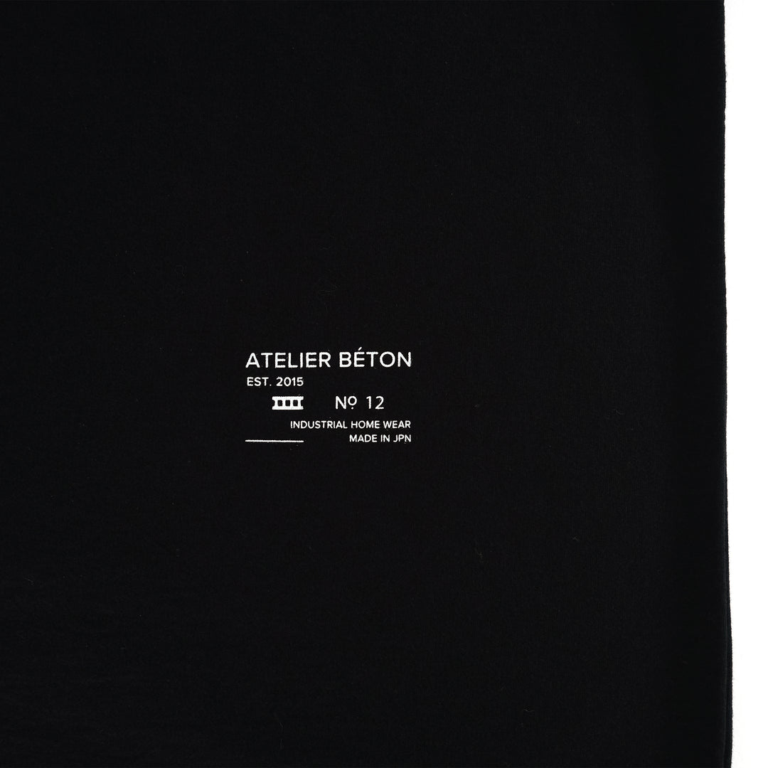 COMFORT PILE POCKET TEE BLACK