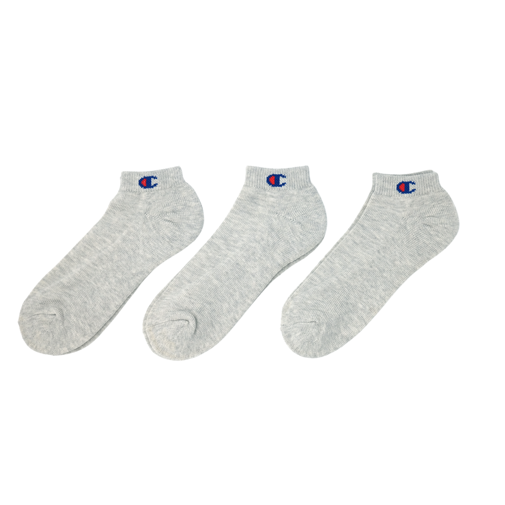ハーフパイル】ショートレングスソックス 3PACK SILVER GRAY