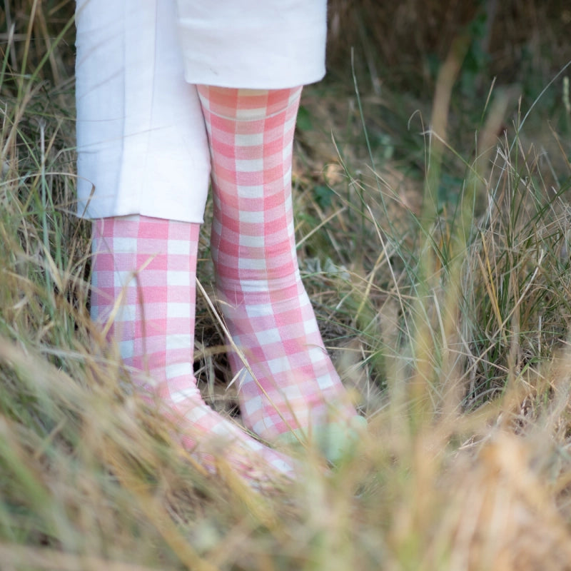 Sock Vichy Naturel