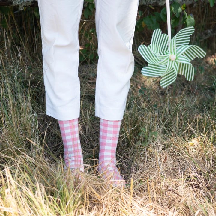 Sock Vichy Naturel