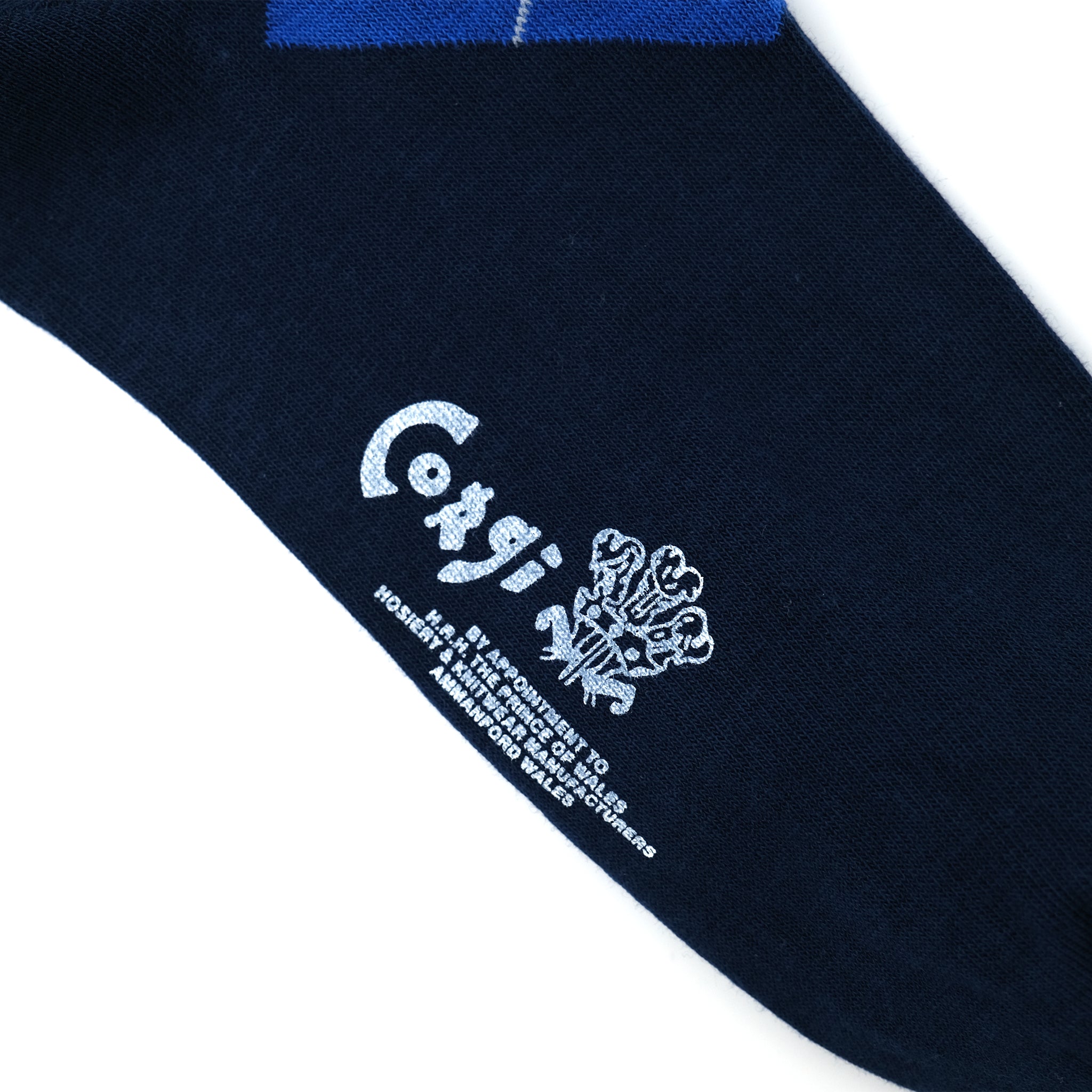 MENS】FINE GAUGE ARGYLE SOCKS NAVY – SOCKSTORE™