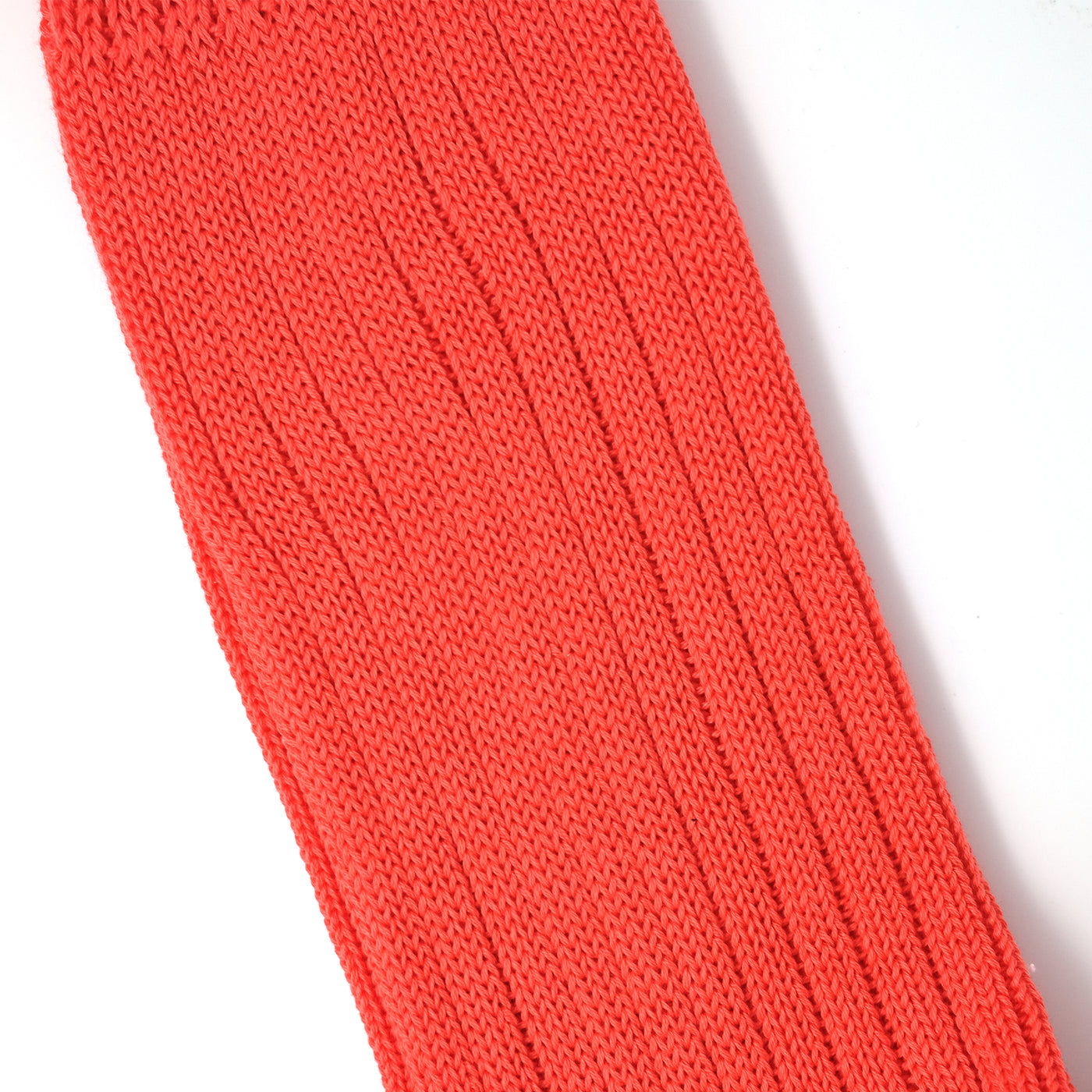 【MENS】100% COTTON RIB SOCKS ORANGE