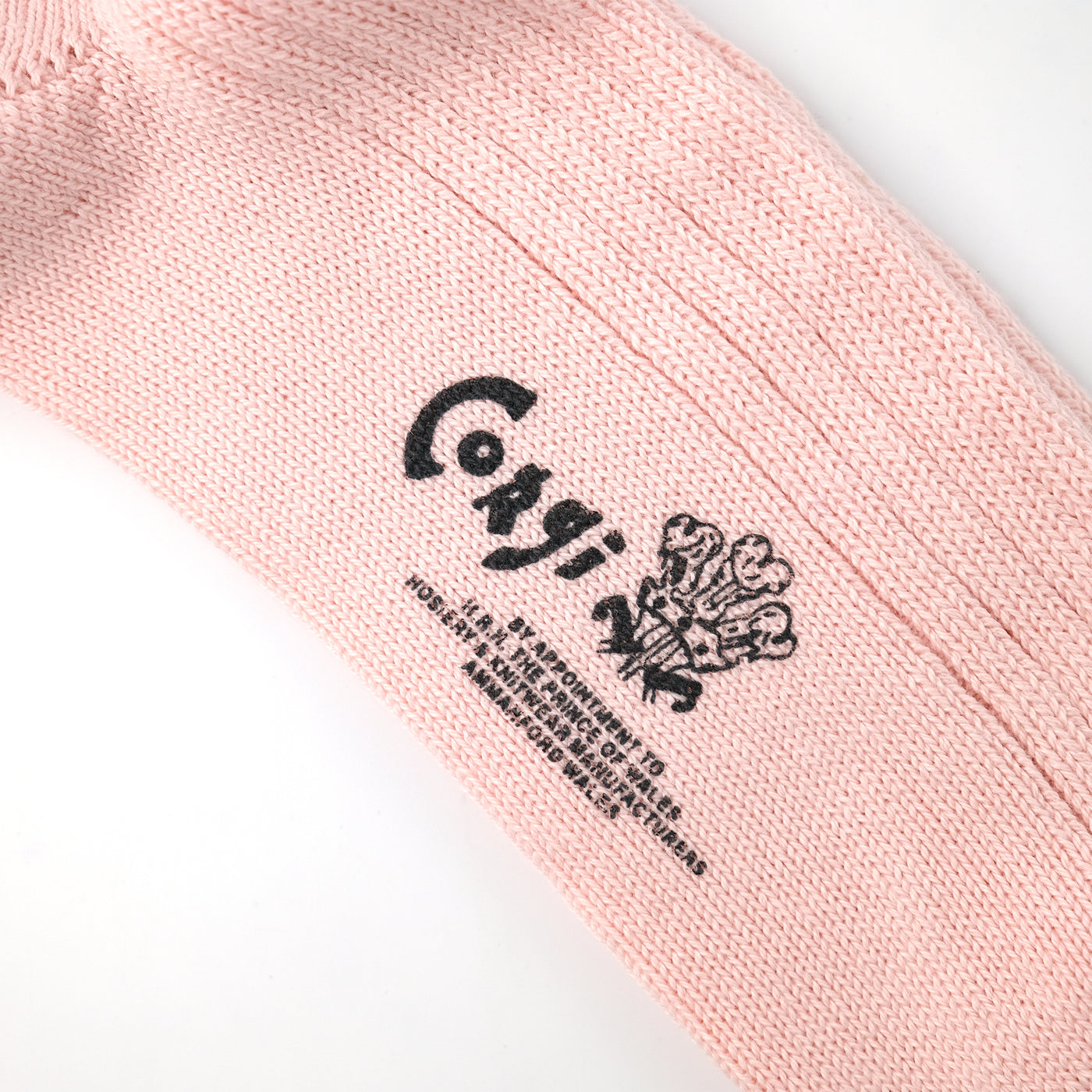 【MENS】SOFT COTTON PLAIN SOCKS SHORT PALE PINK