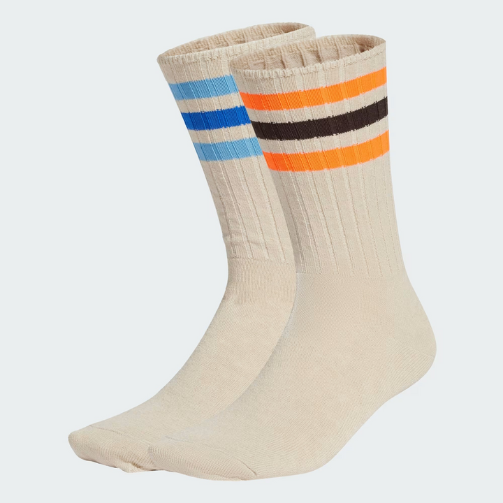 adidas Originals RIBBED CREW 2PACK WONDER WHITE/MULTICOLOR