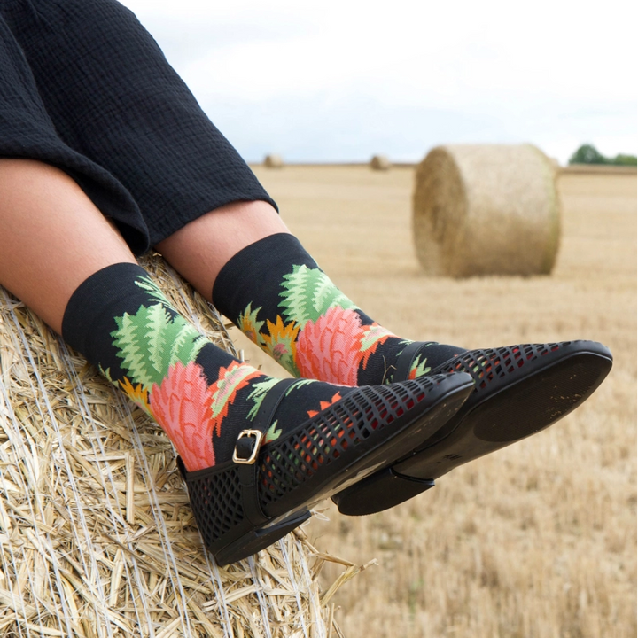 Sock Ananas Faux Noir