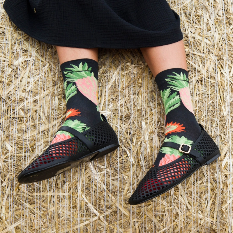 Sock Ananas Faux Noir