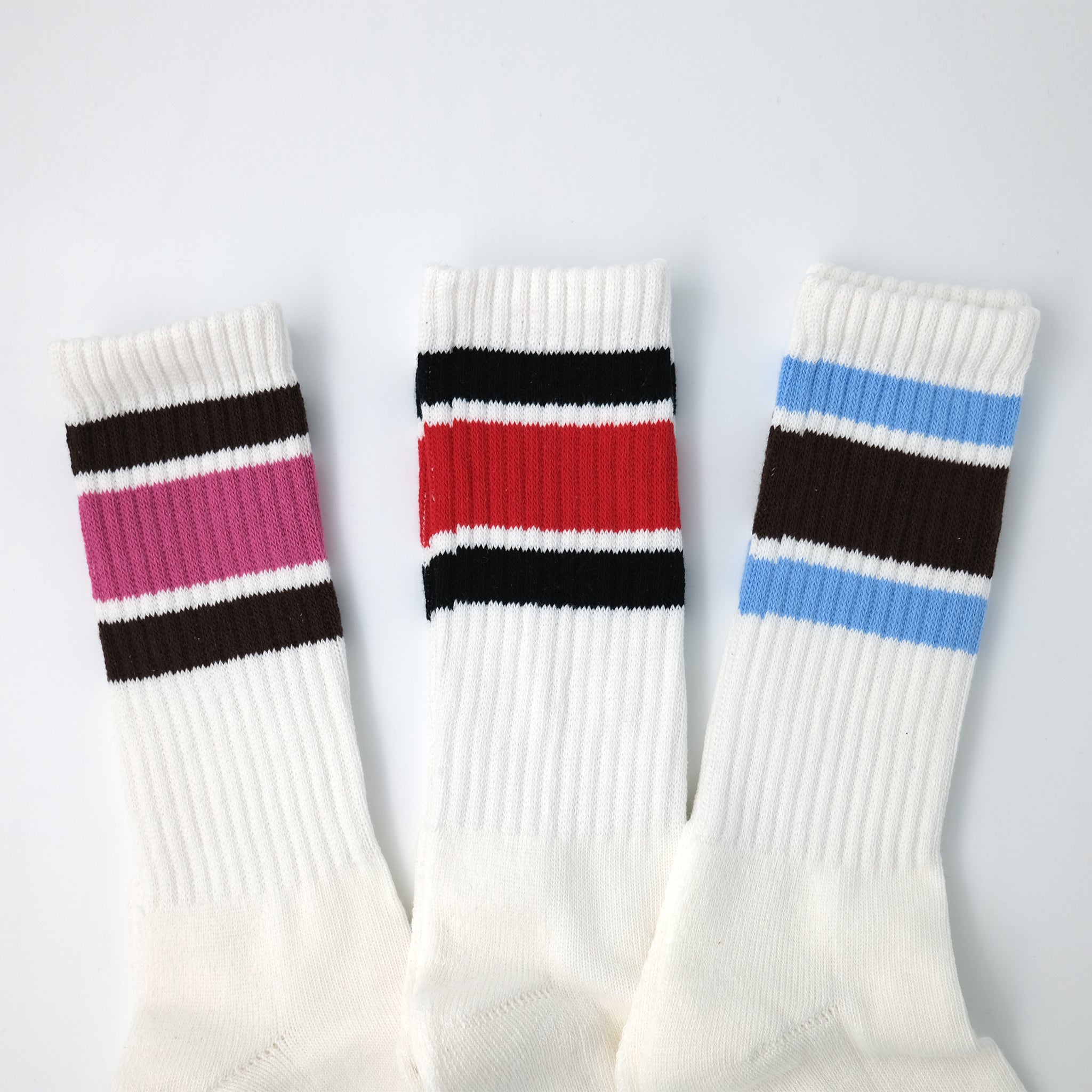 FTL カラフルラインB クルーソックス 3P – SOCKSTORE™