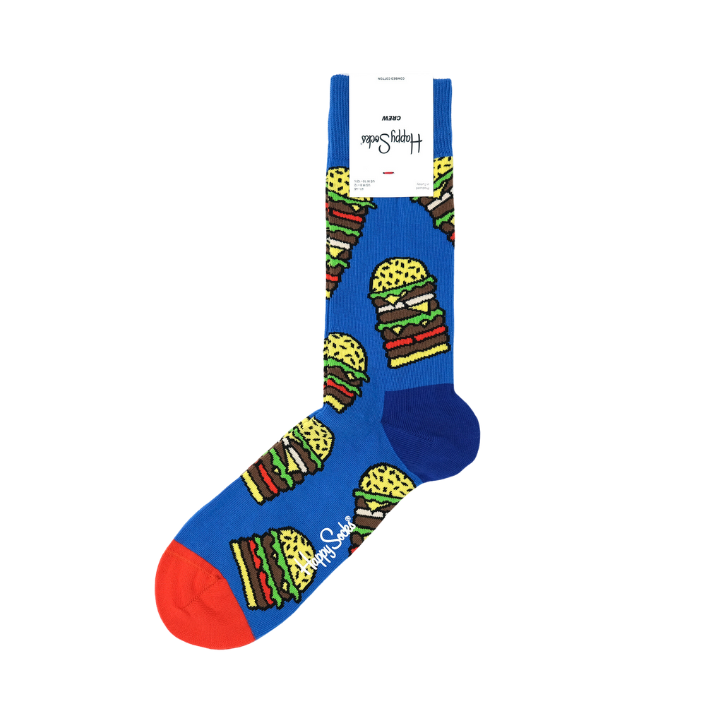 Burger Sock BLUE – SOCKSTORE™