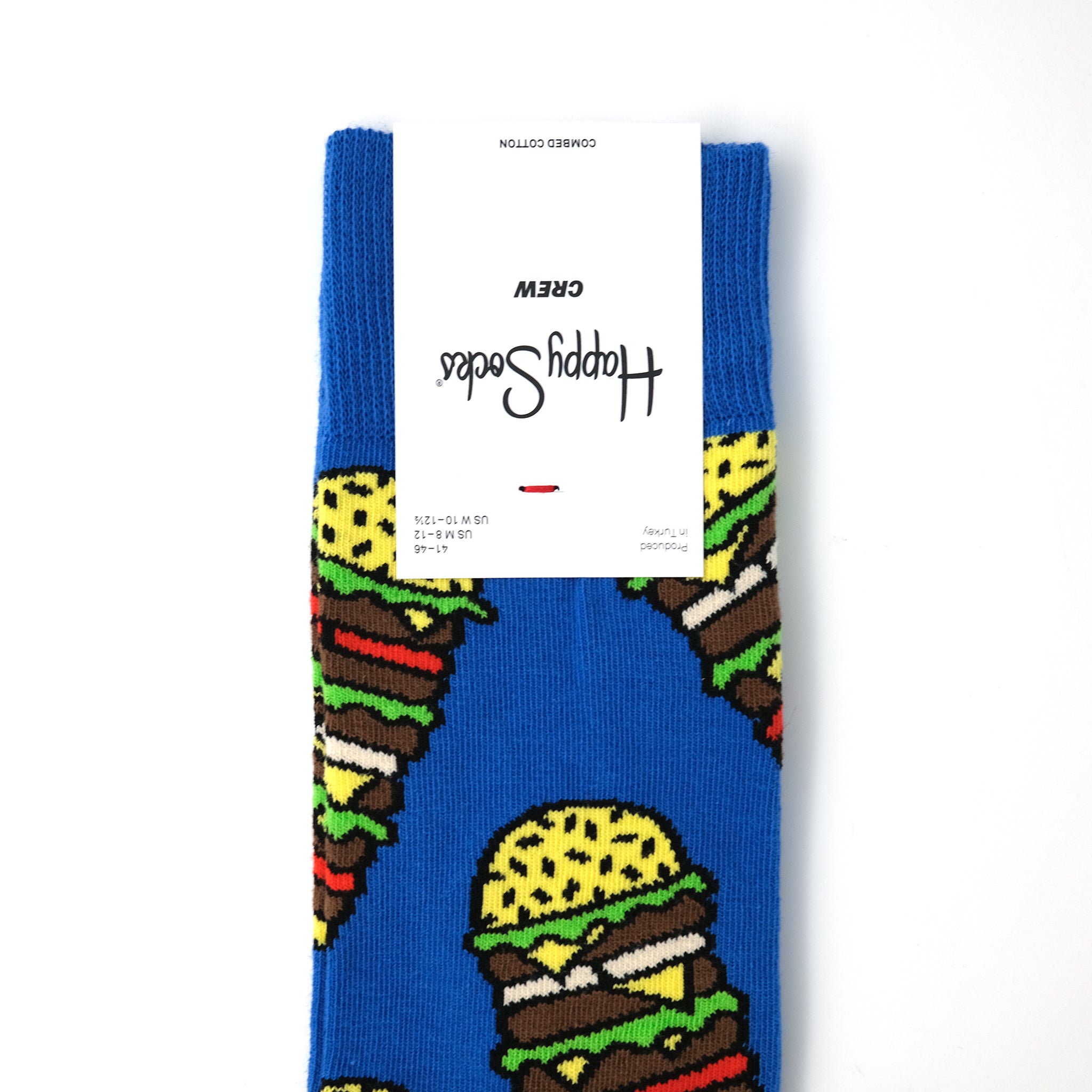Burger Sock BLUE – SOCKSTORE™