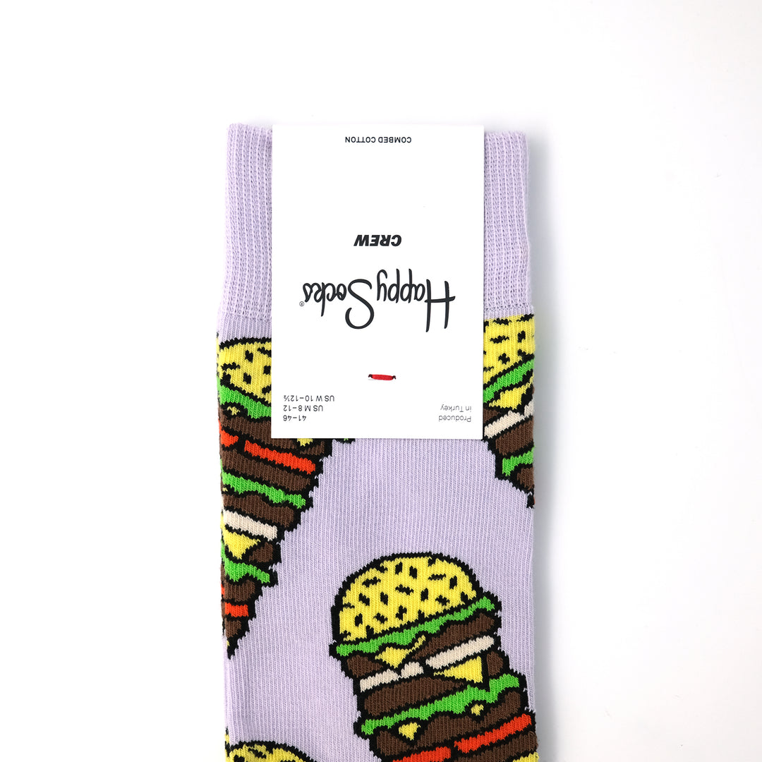 Burger Sock PURPLE
