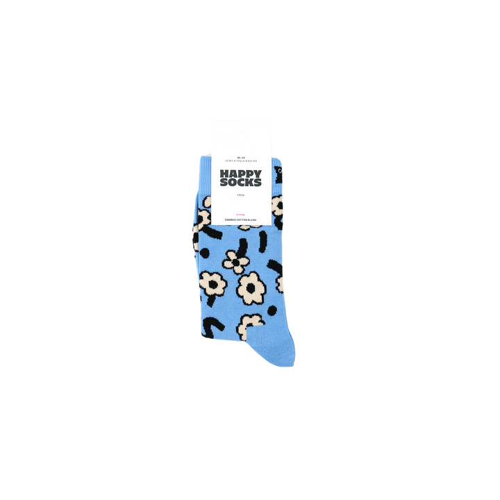 Dancing Flower Sock LIGHT BLUE