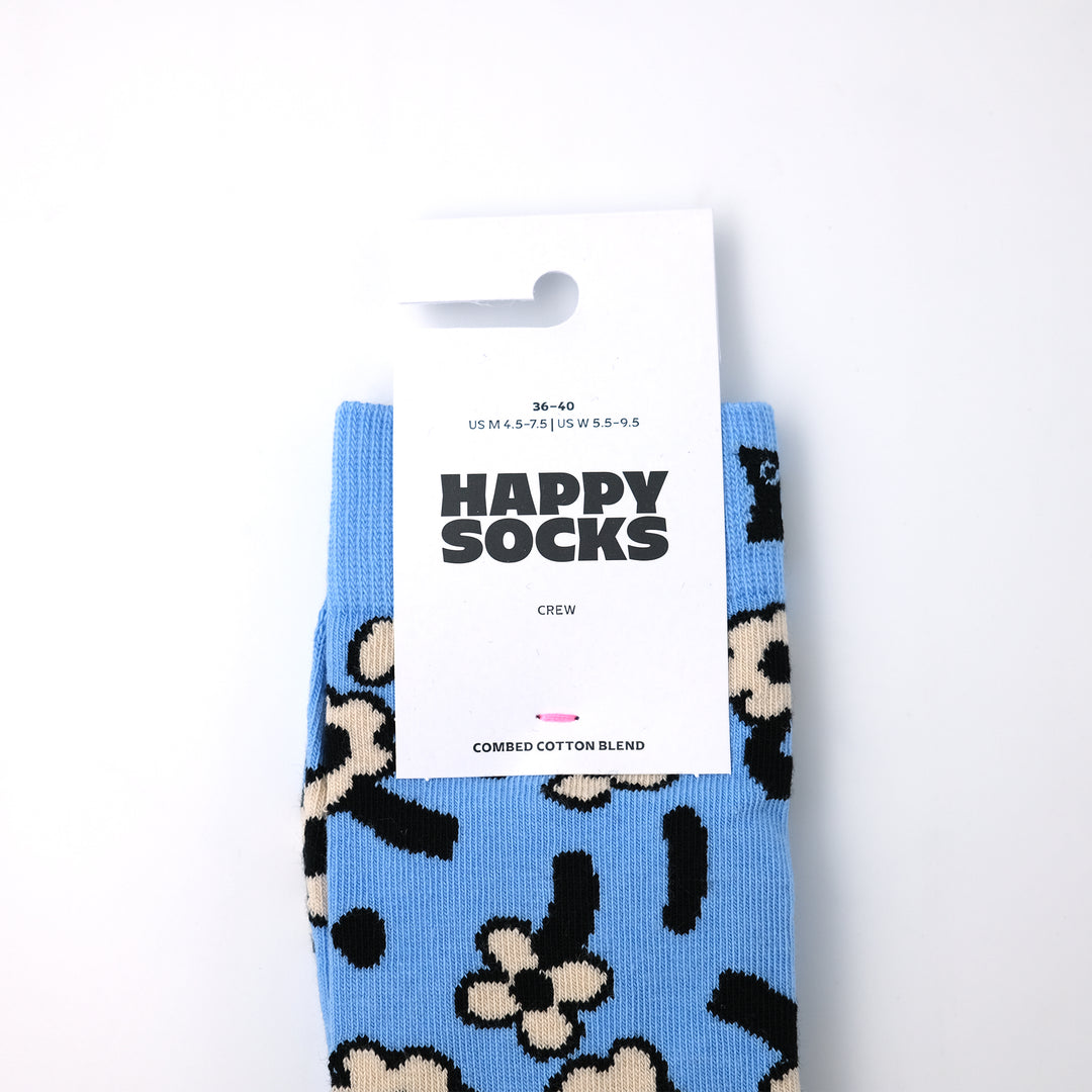 Dancing Flower Sock LIGHT BLUE