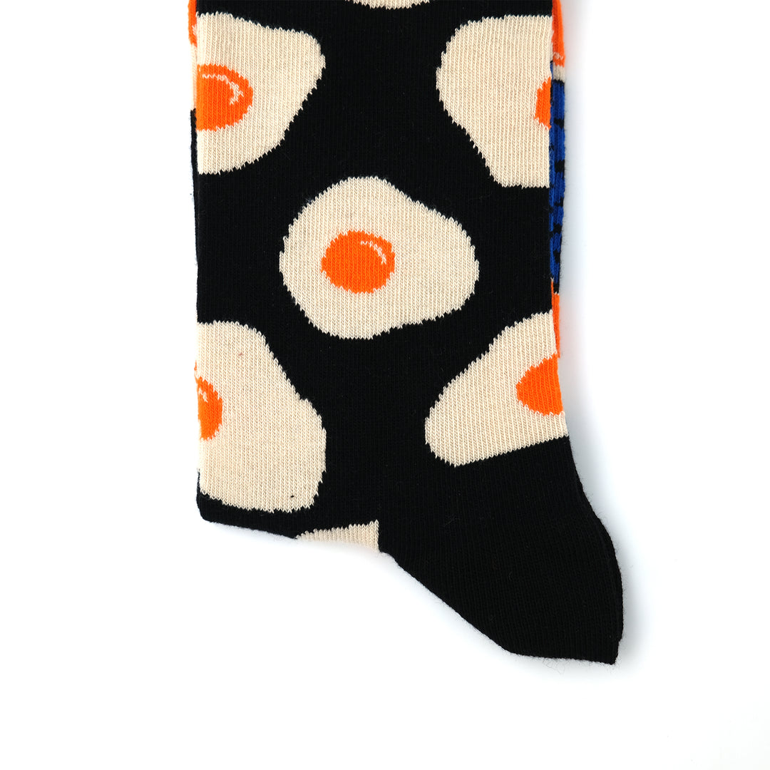 Sunny Side Up Sock BLACK