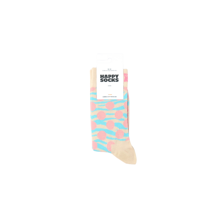 Tiger Dot Sock WHITE