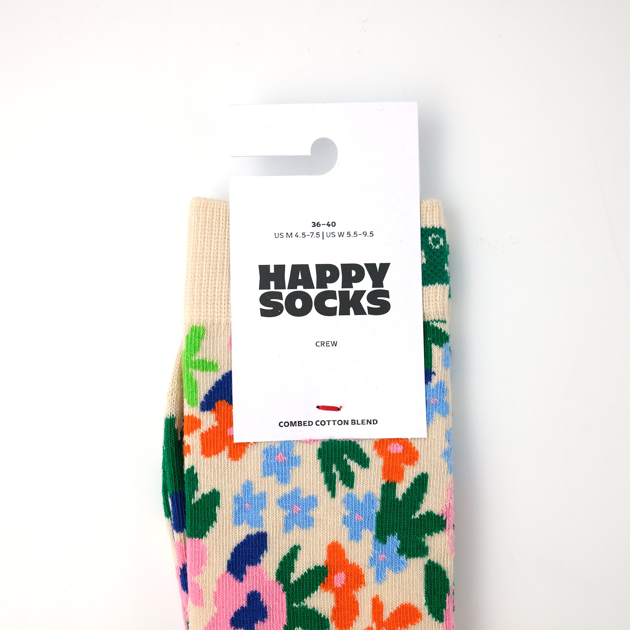 Flower Sock WHITE – SOCKSTORE™
