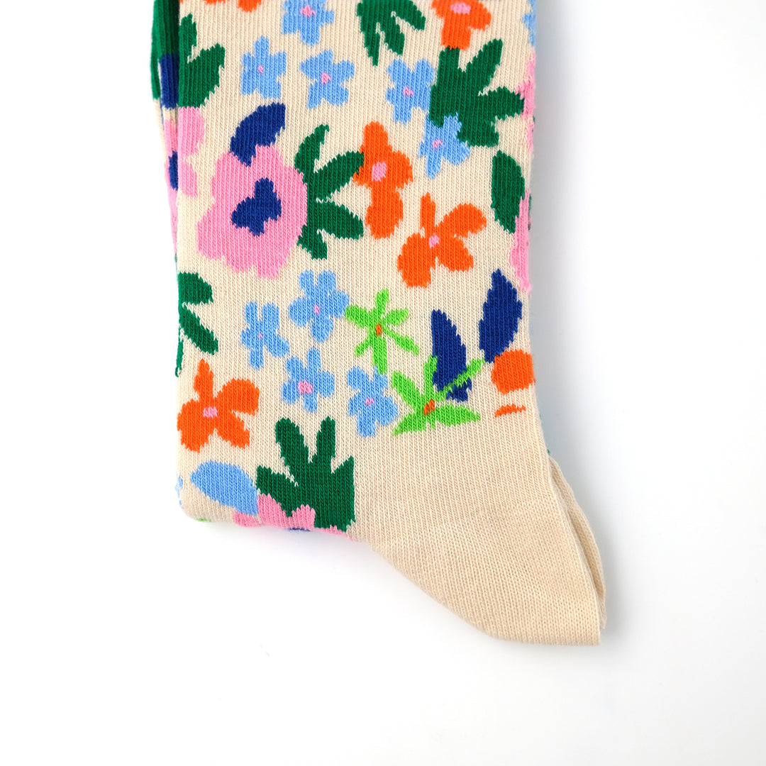 Flower Sock WHITE