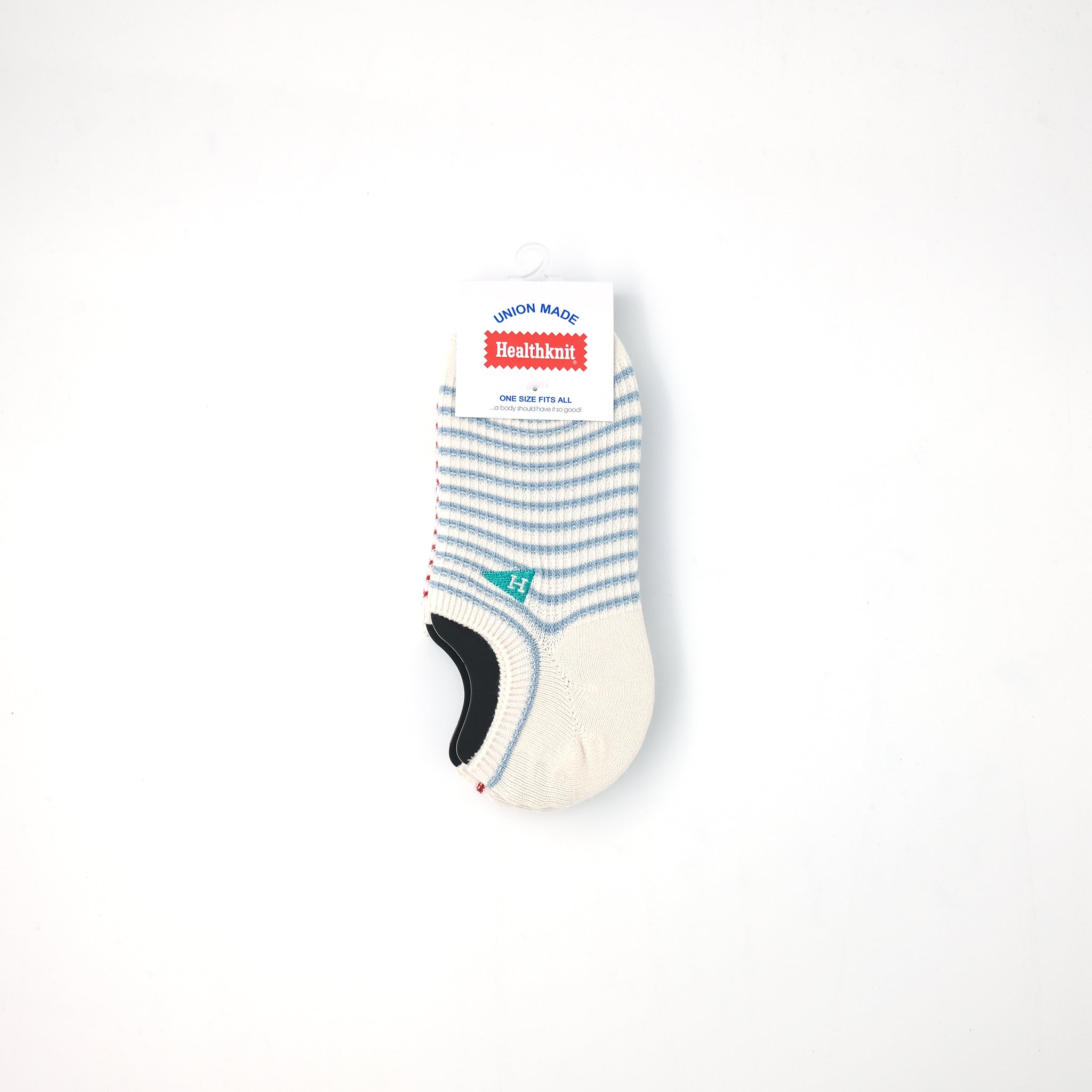 スニーカーソックス（深履き）3P ワッフルボーダー刺繍 – SOCKSTORE™
