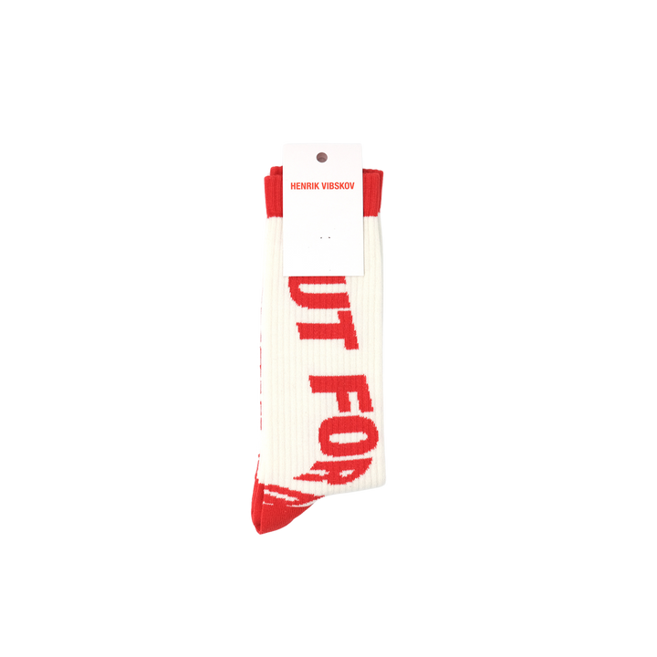 Out for Delivery Socks Homme Off White OFD Red