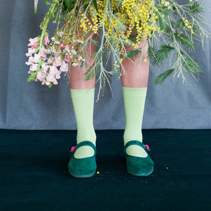 Sock Plain Lime
