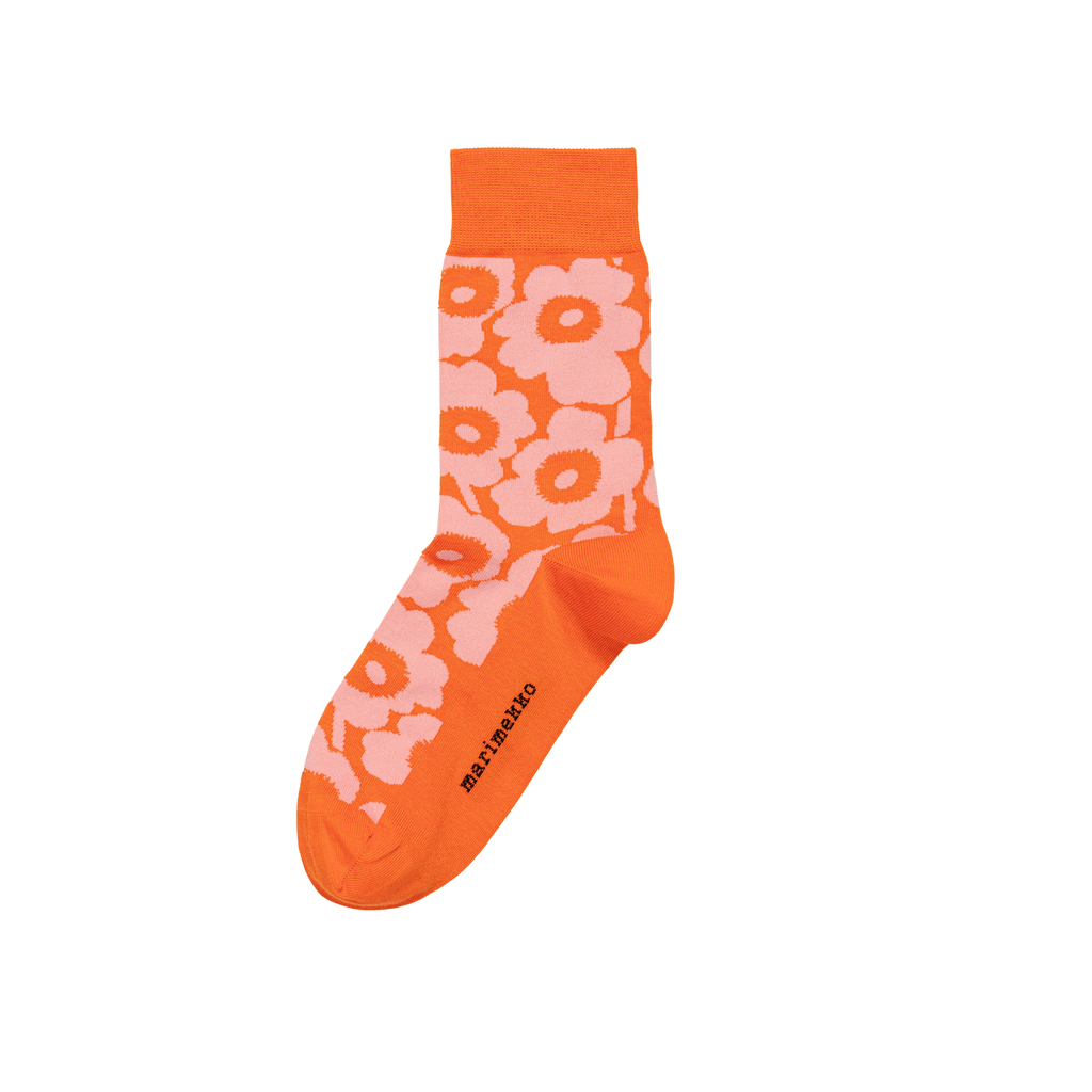 Kirmailla Unikko Tone socks ライトピンク×オレンジ – SOCKSTORE™