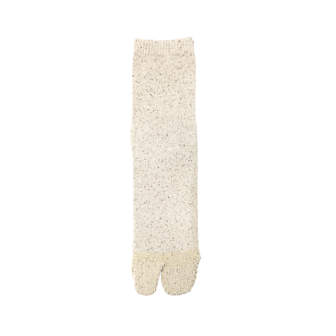 Cotton Silk Socks Beige