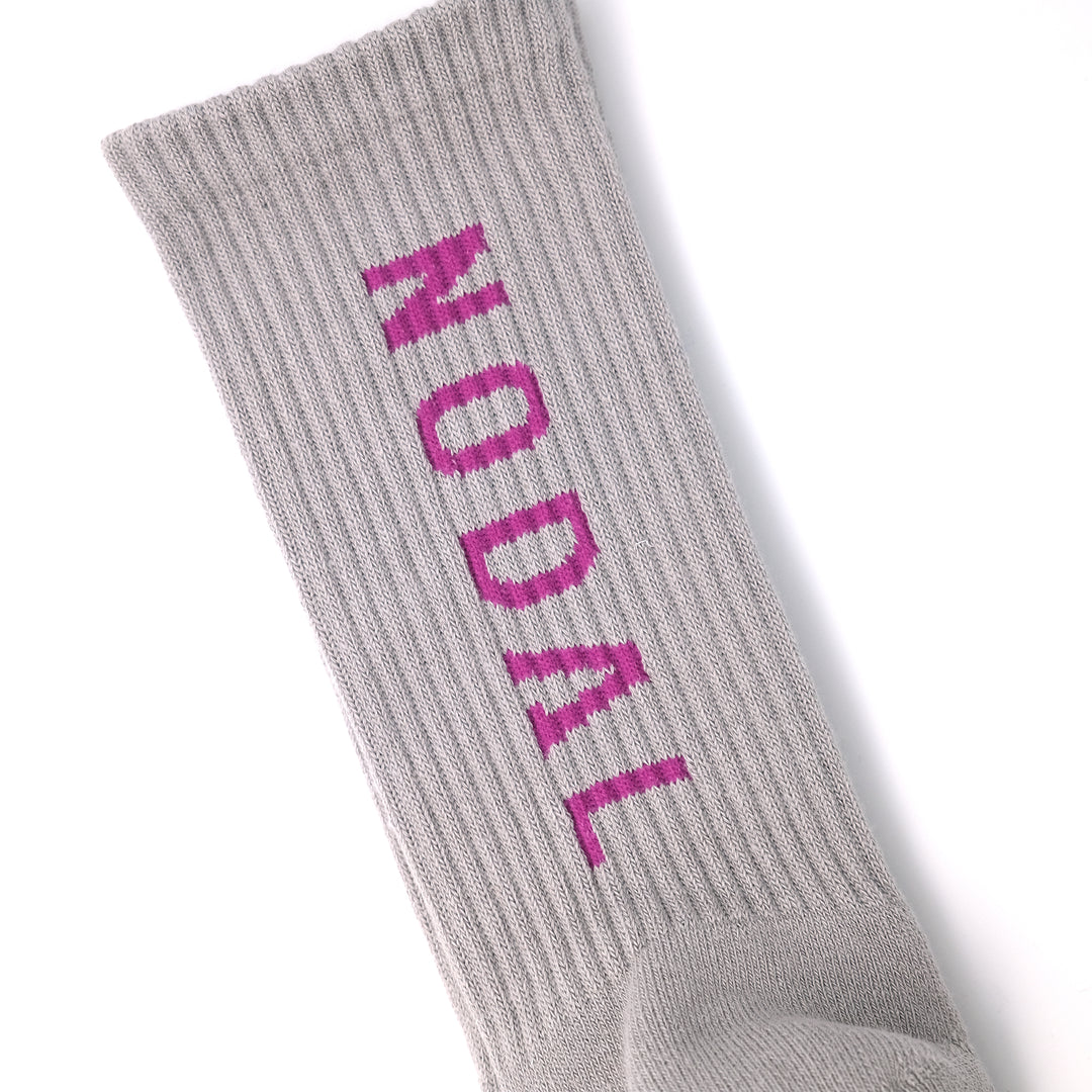 NODAL Logo Socks ASH GRAY