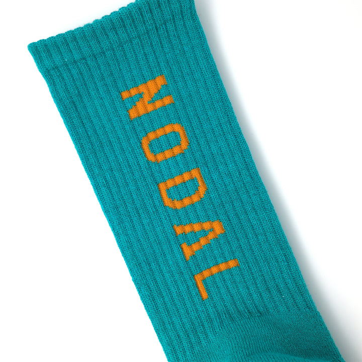 NODAL Logo Socks EMERALD
