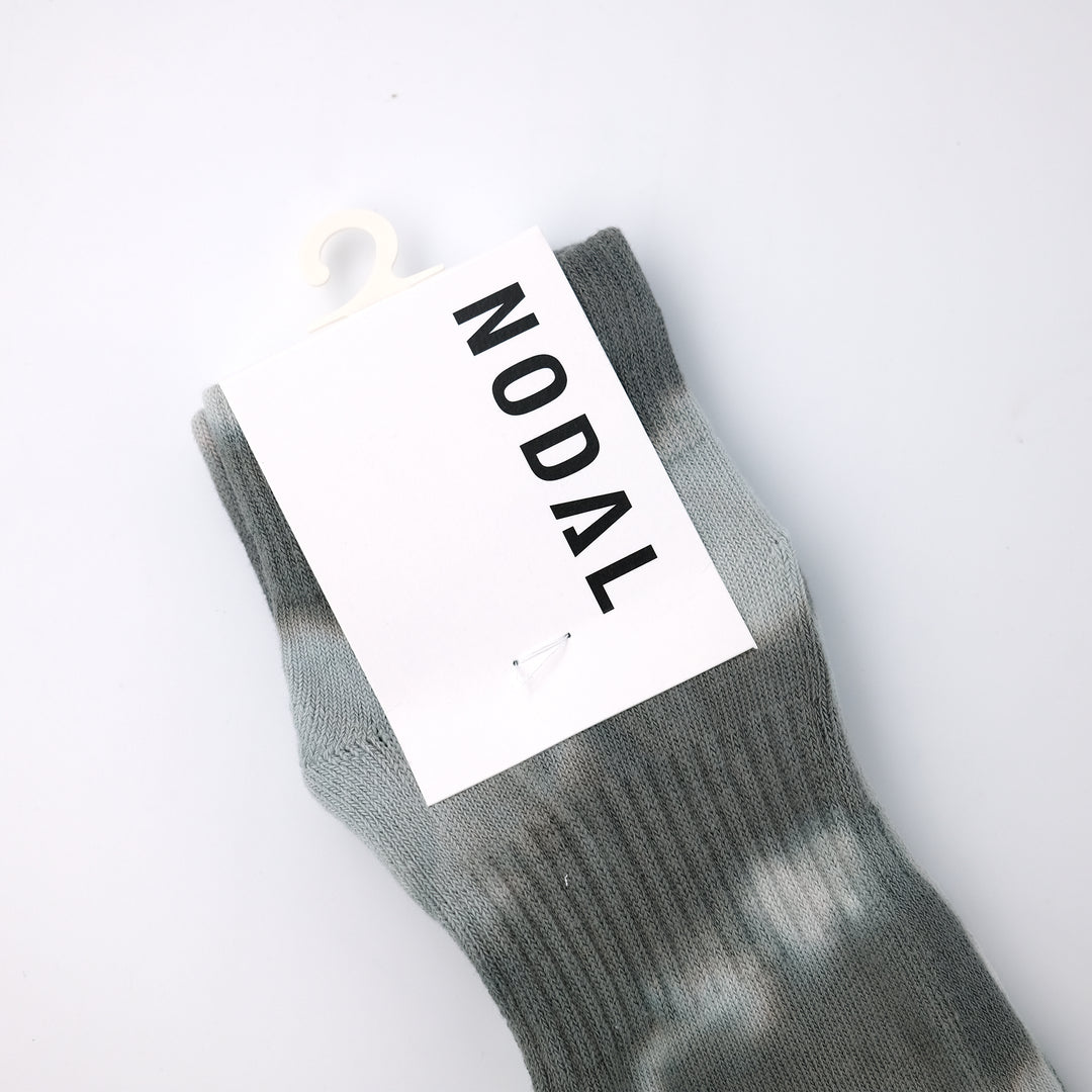 Tie Dye Socks LIGHT GRAY × CHARCOAL