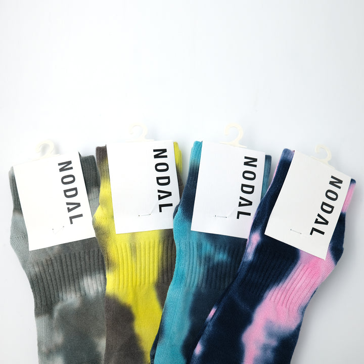 Tie Dye Socks PINK × NAVY