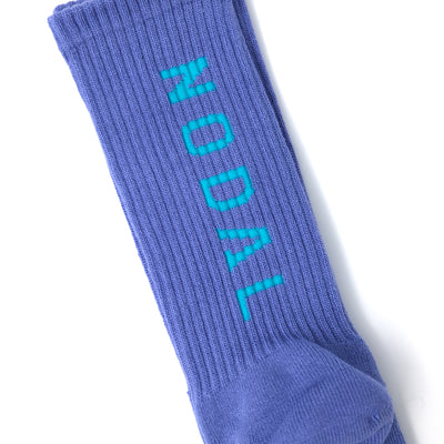 NODAL Logo Socks PURPLE