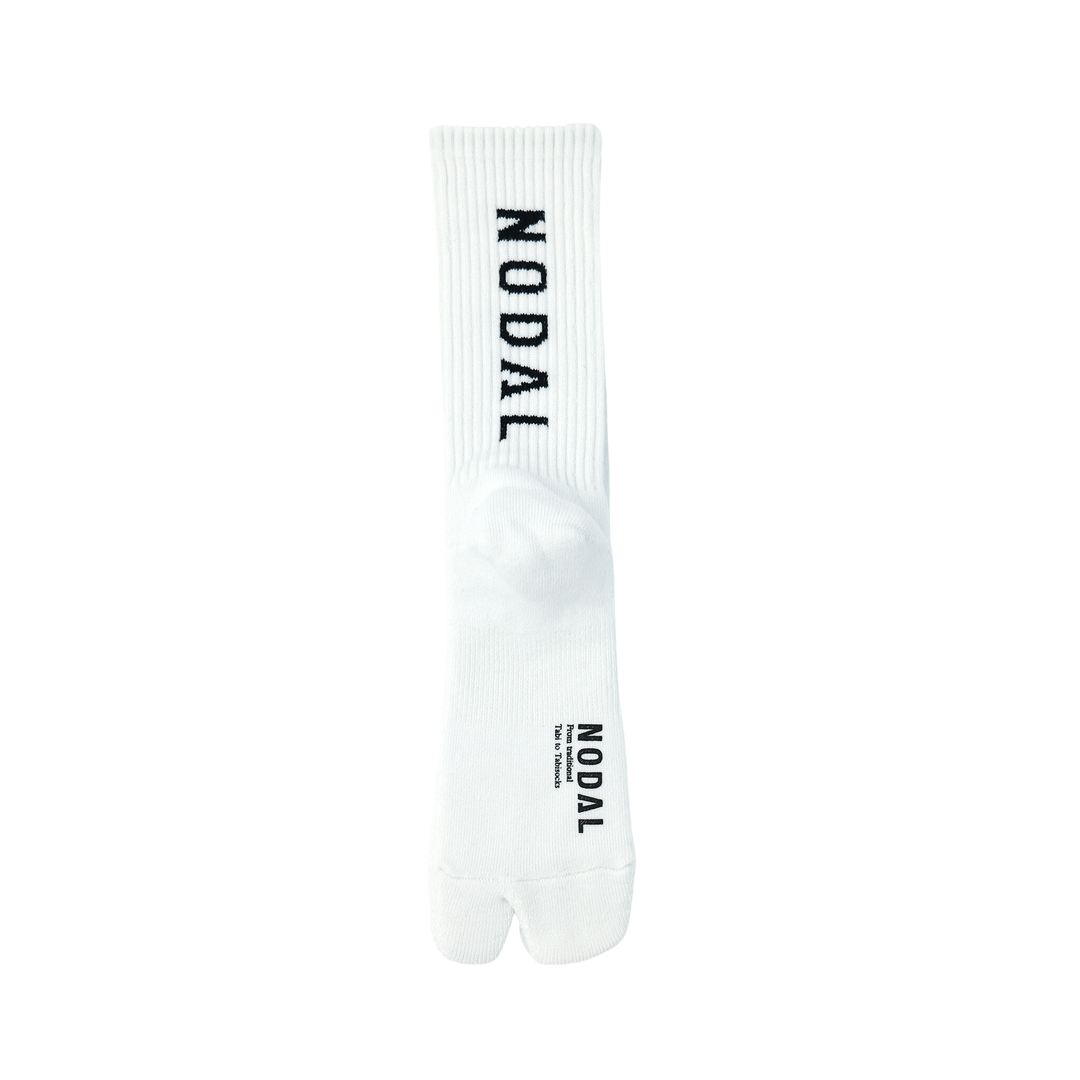 NODAL Logo Socks WHITE