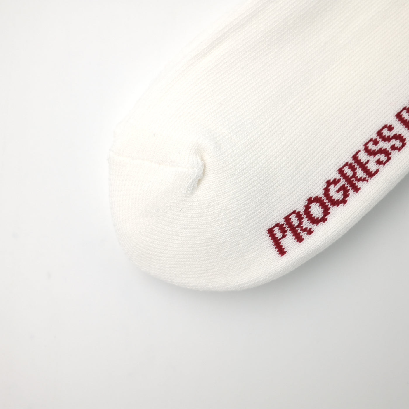 NARROW LINE SOCKS WHITE/RED
