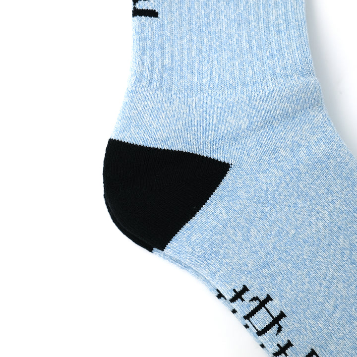 MELANGE OG SOCKS 23 SKY BLUE