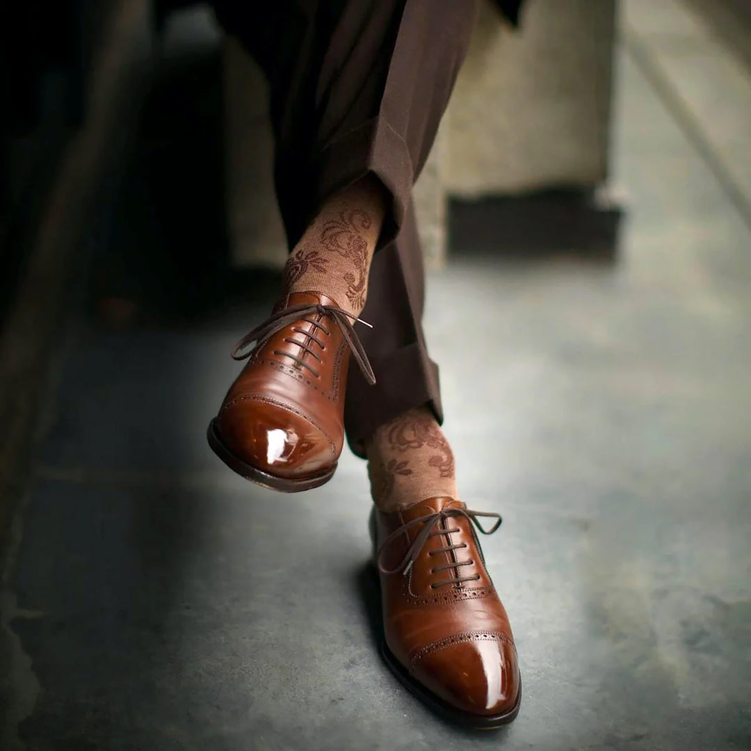 ペイズリーロングホーズ MOCHA