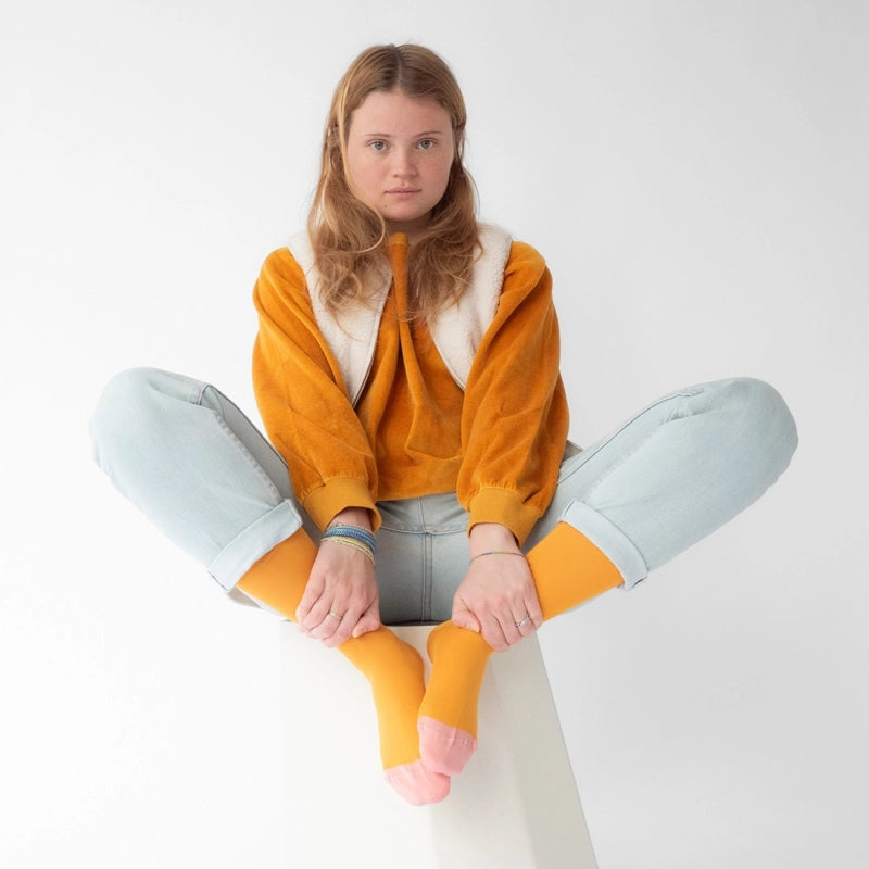 Sock Plain Curcuma