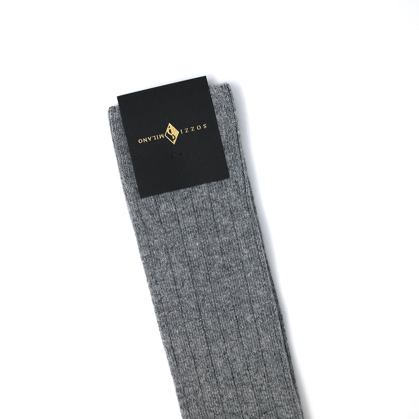 COSTA GRANDE UNITA カシミアブレンド クラシックリブ ロングホーズ LIGHT GRAY