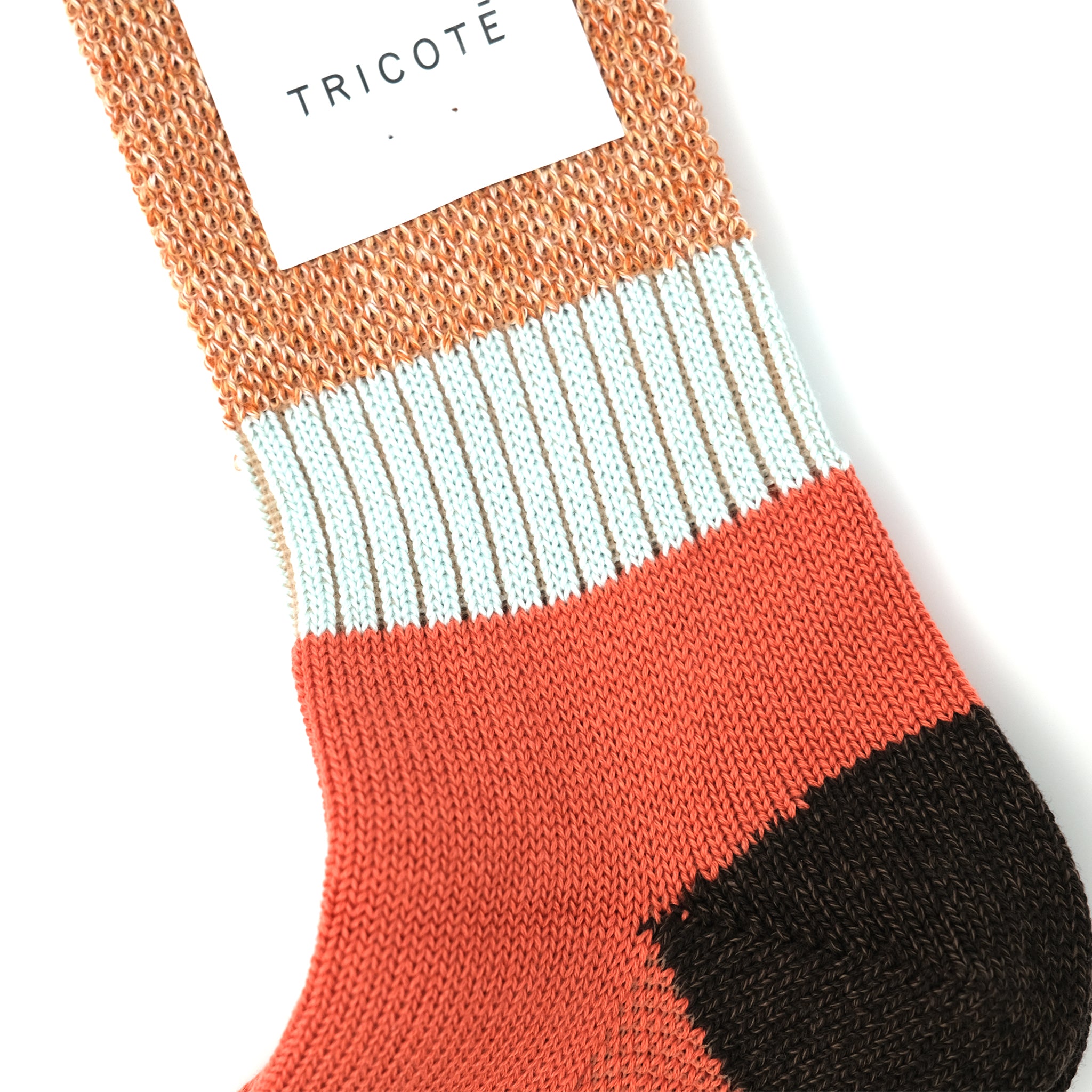 HERMES ブラウン メッシュソックス tricote-tr41so023-1-orange-