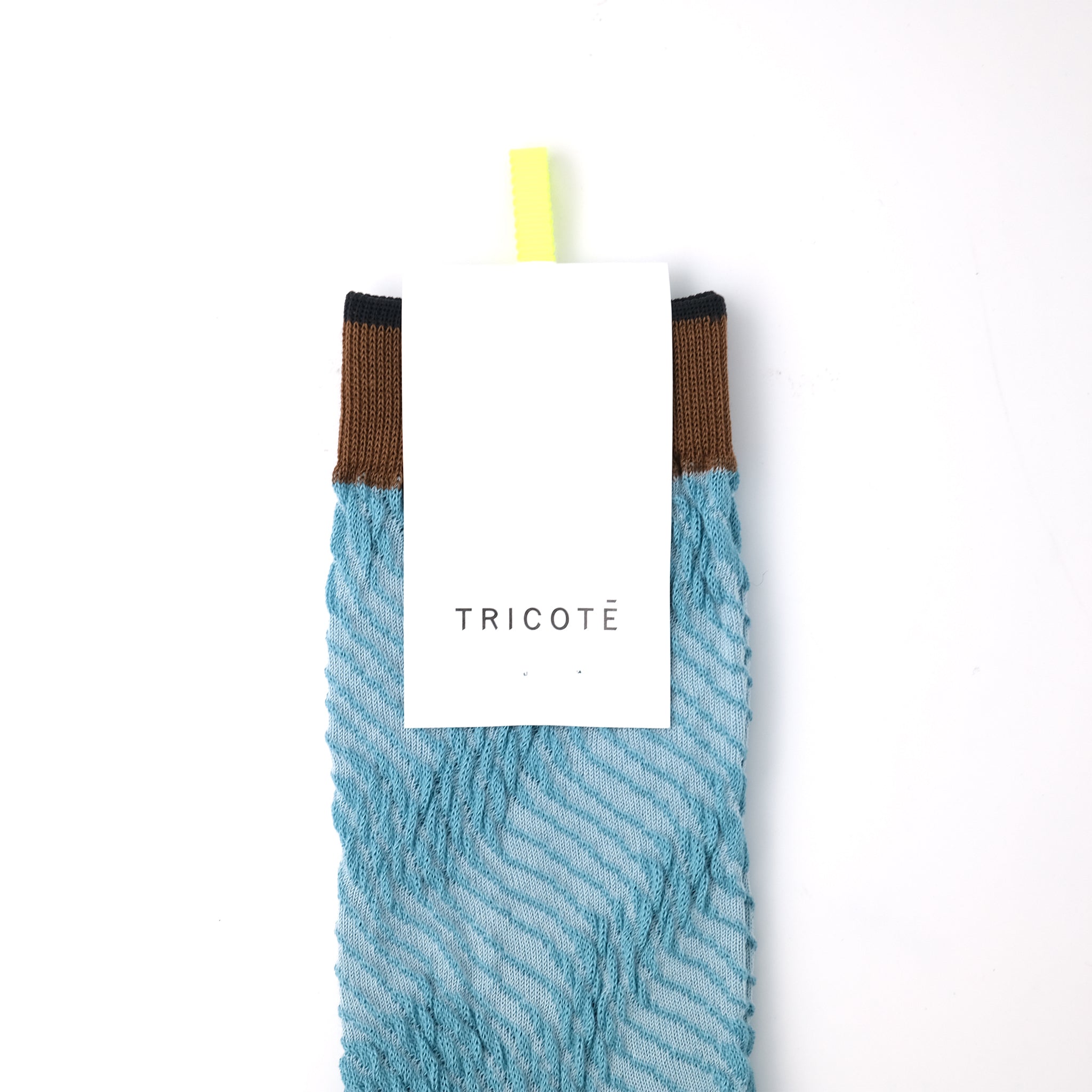 BUMPY BLUR STRIPE SOCKS / バンピーブラーストライプソックス MINT