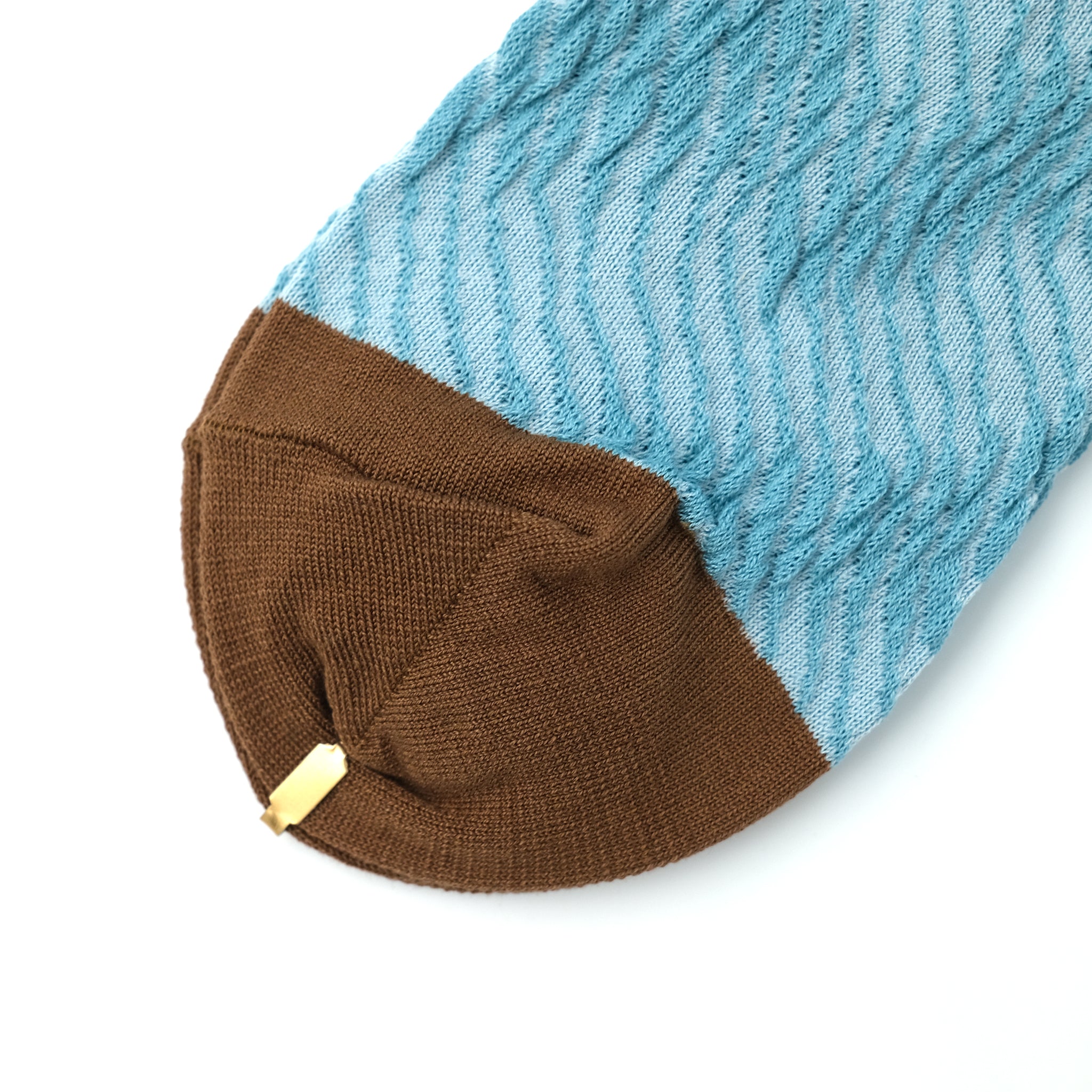 BUMPY BLUR STRIPE SOCKS / バンピーブラーストライプソックス MINT
