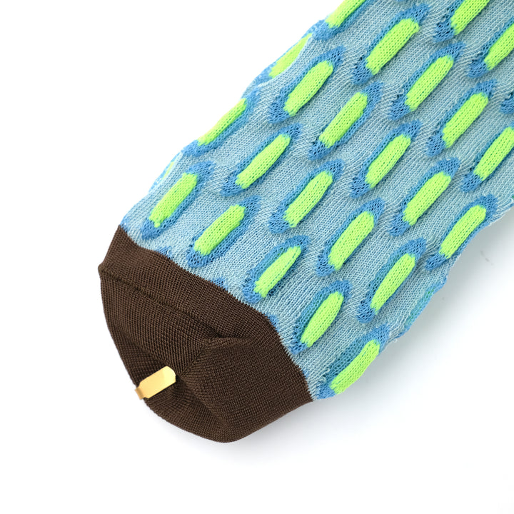 BUMPY MESH DOT SOCKS / バンピーメッシュドットソックス LIME