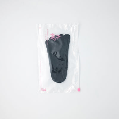 シルクラメ５本指カバーソックス BLACK