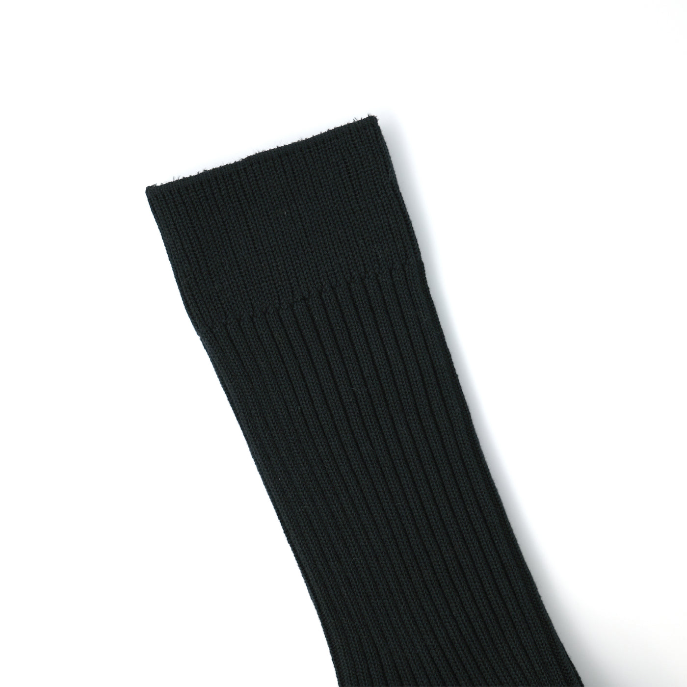 Made in Japan リブパイル 1Pソックス BLACK