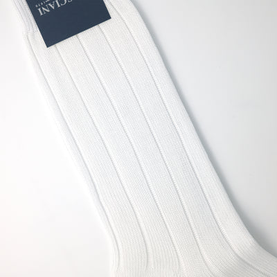 FAT RIB SOCKS WHITE