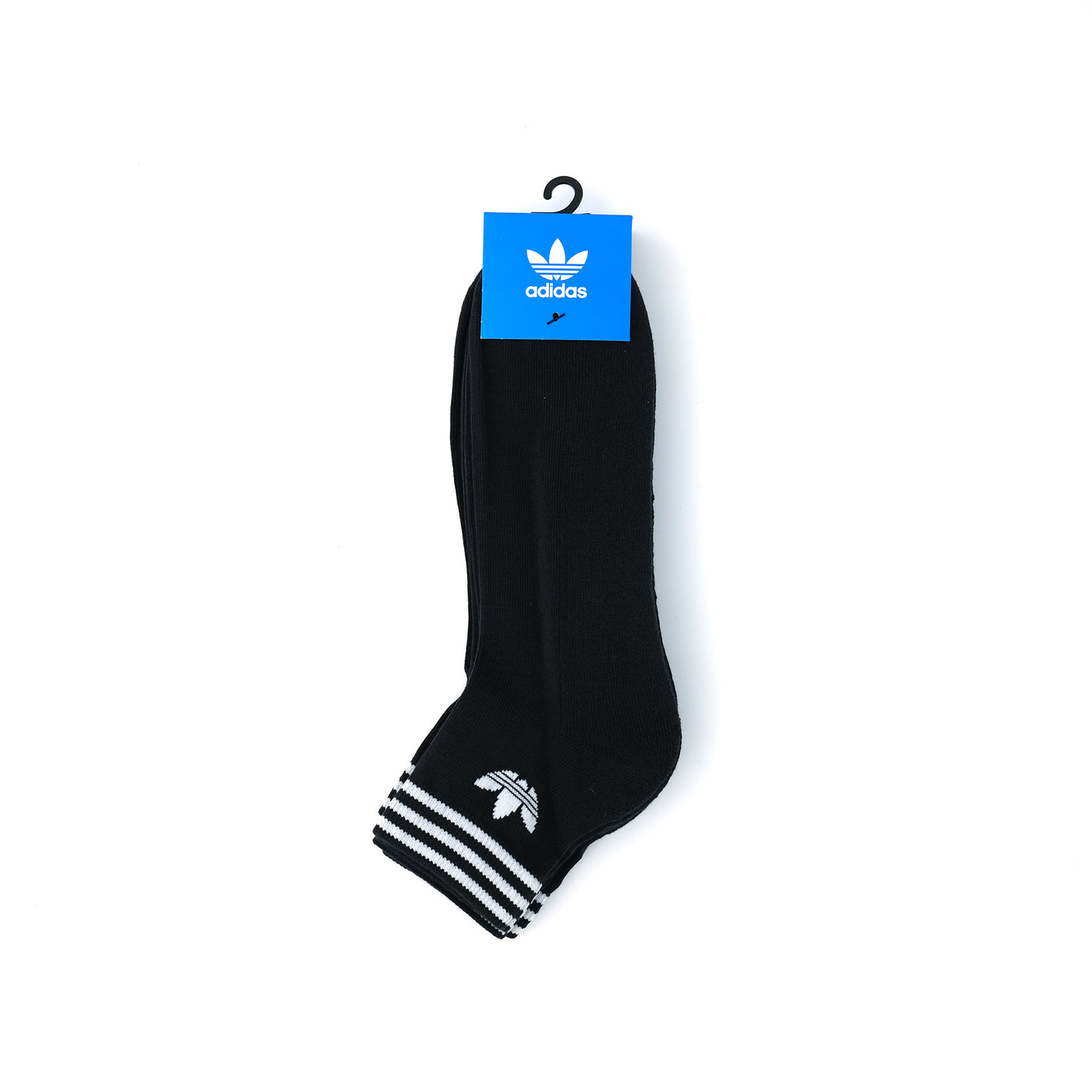 adidas Originals トレフォイル アンクルソックス 3PACK BLACK