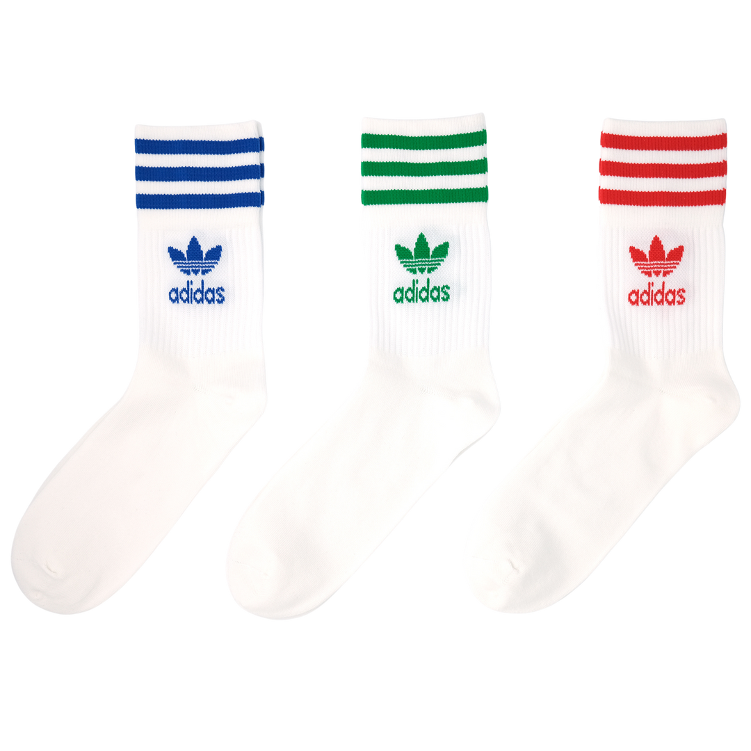 adidas Originals ミッドカット クルーソックス 3PACK MULTI – SOCKSTORE™ adidas Originals ミッドカット クルーソックス 3PACK MULTI – SOCKSTORE™