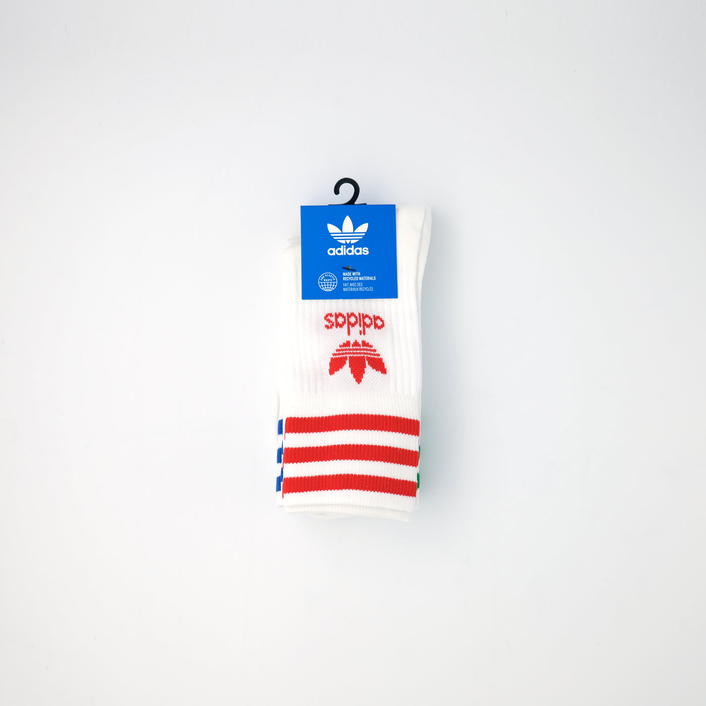 adidas Originals ミッドカット クルーソックス 3PACK MULTI