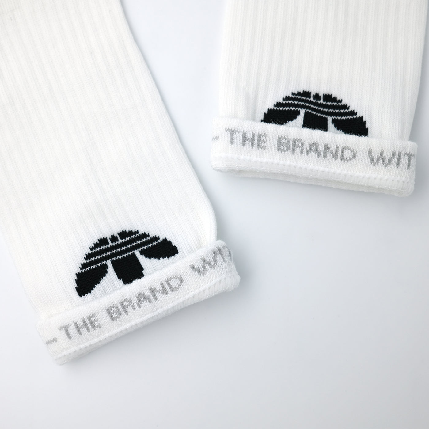 adidas Originals クッション トレフォイル ミッドカット クルーソックス 3PACK WHITE