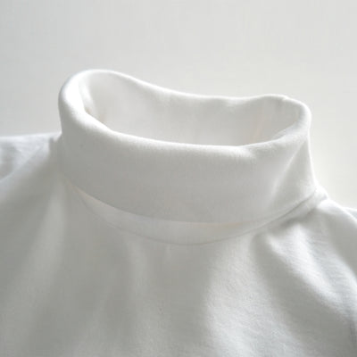 SOFT PILE HIGH NECK WHITE