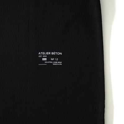 INLAY PILE POCKET LONG SLEEVE BLACK