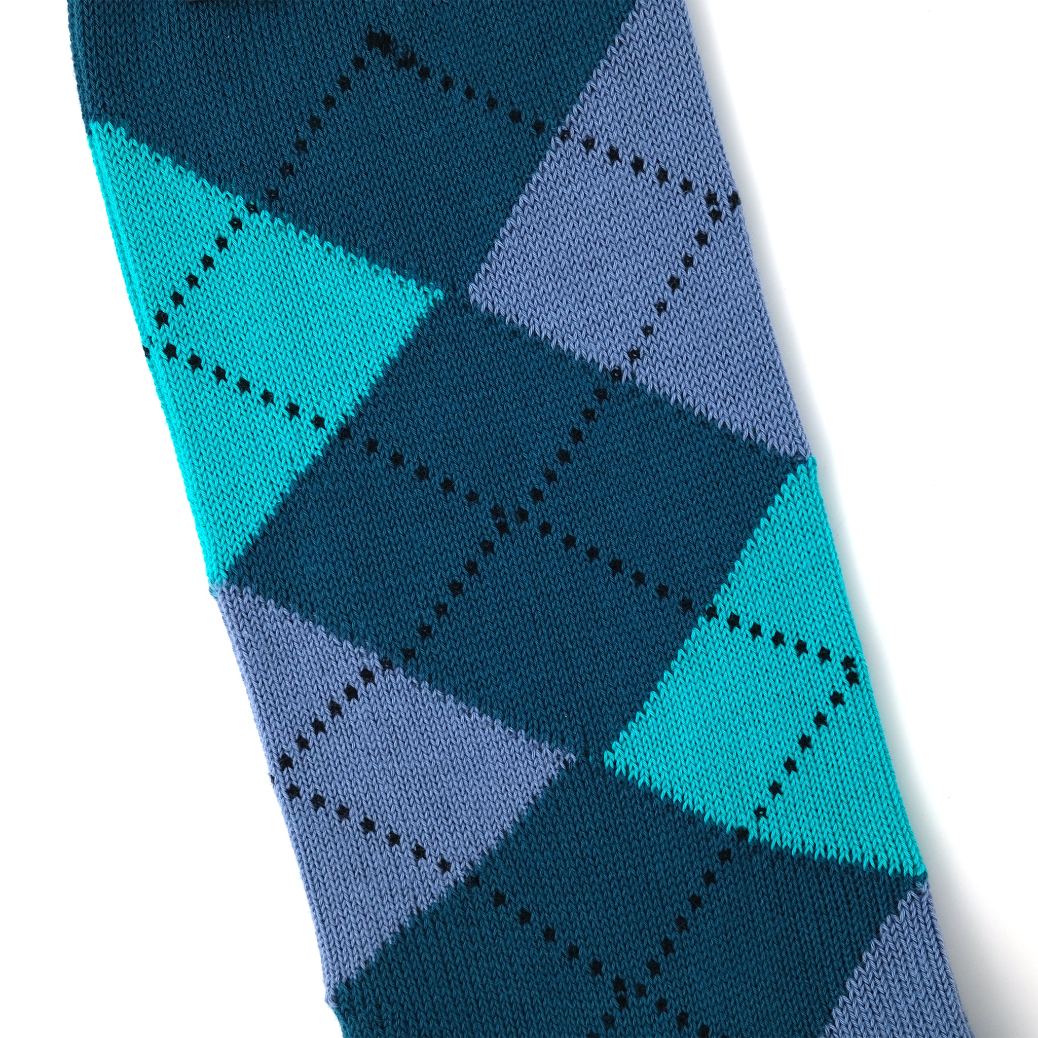 MULTI COLOR ARGYLE SOCKS DEEPBLUE×TEAL – SOCKSTORE™